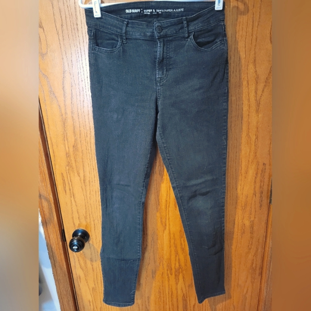 Old Navy Women's Dark Gray Skinny Jeans